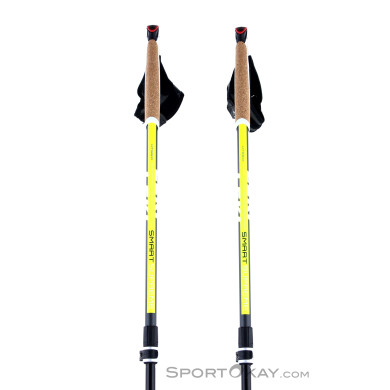 Leki Smart Supreme 100-130cm Nordic Walking Stöcke-Schwarz-100-130