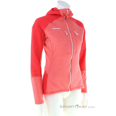 Mammut Eiswand Advanced ML Hooded Damen Sweater-Pink-Rosa-M