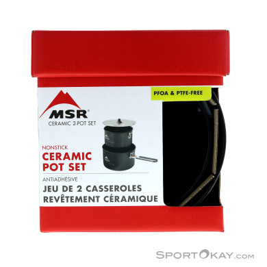 MSR Keramik 2-Pot Kochtopfset-Schwarz-One Size