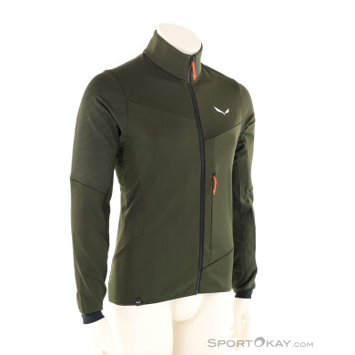 Salewa Sella Crevasse Herren Sweater-Oliv-Dunkelgrün-L