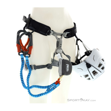 Petzl Via Ferrata Eashook Klettersteigpaket (Set, Helm, Gurt)-Mehrfarbig-2
