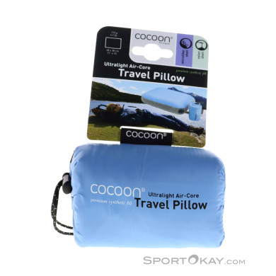 Cocoon Air-Core Pillow Ultralight 28x38cm Reisekissen-Hell-Blau-One Size