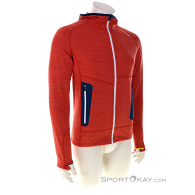 Ortovox Fleece Light Hoody Herren Fleecejacke-Orange-M