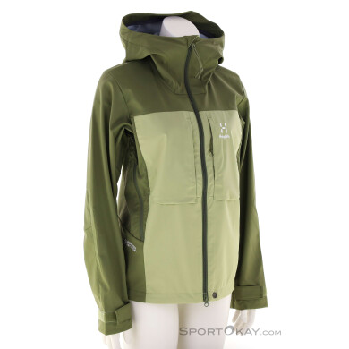 Haglöfs Touring Infinium Damen Tourenjacke-Oliv-Dunkelgrün-S