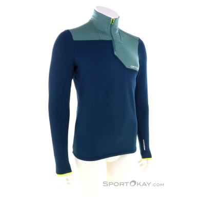 Ortovox Fleece Light Zip Neck Herren Sweater-Dunkel-Blau-M