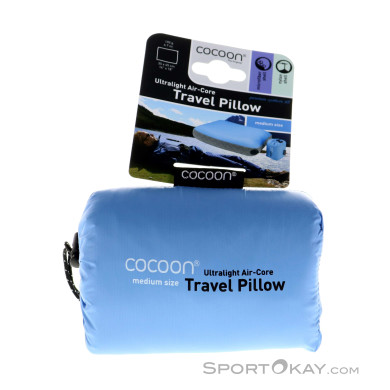 Cocoon Air-Core Pillow Ultralight 35x45cm Reisekissen-Hell-Blau-One Size