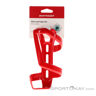 Bontrager Recycled Left Side Flaschenhalter-Rot-One Size