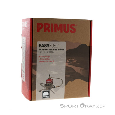 Primus Easy Fuel Piezo Duo Gaskocher-Silber-One Size