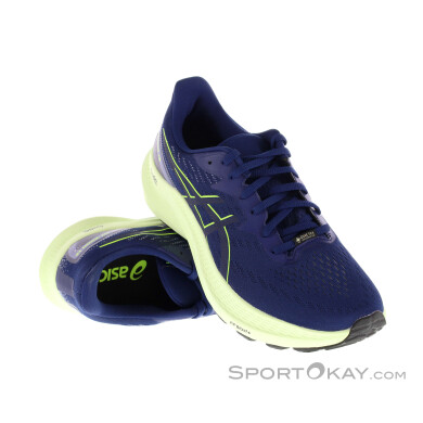 Asics GT-2000 12 GTX Herren Laufschuhe-Blau-8,5
