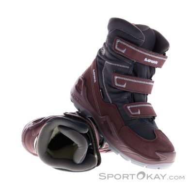 Lowa Milo GTX HI Kinder Winterschuhe-Pink-Rosa-38