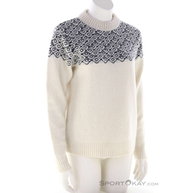 Devold Bjornoya Wool Damen Sweater-Weiss-S