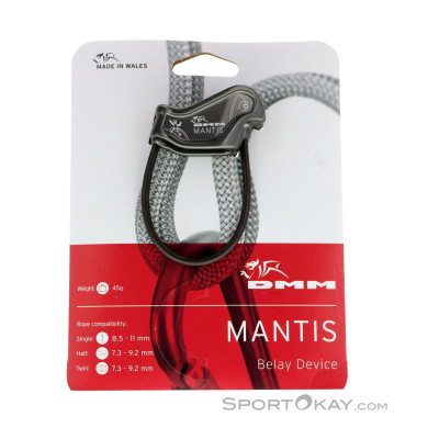 DMM Mantis Belay Device Sicherungsgerät-Grau-One Size