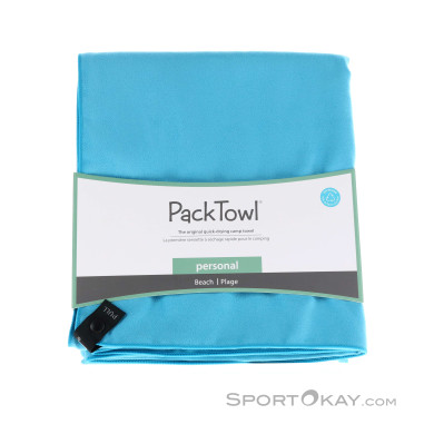Packtowl Personal Beach 91x150cm Handtuch-Blau-One Size