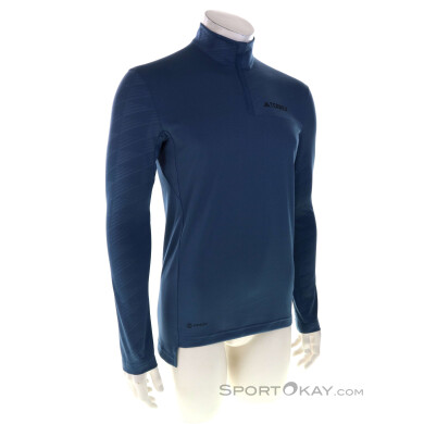 adidas Terrex Multi Half-Zip Herren Shirt-Blau-L