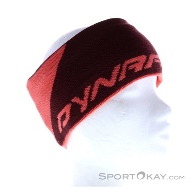 Dynafit Leopard Logo Stirnband-Rot-One Size