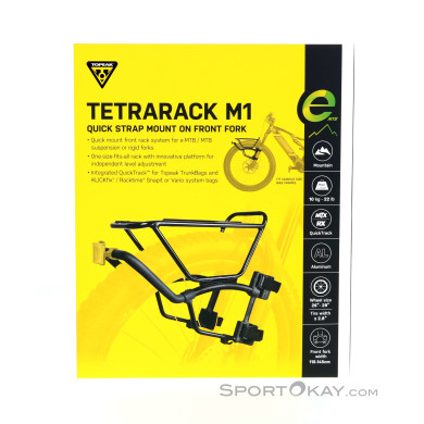 Topeak TetraRack M1 Gepäckträger-Schwarz-One Size