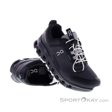 On Cloud Hero Waterproof Kinder Freizeitschuhe-Schwarz-5
