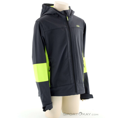 CMP Fix Hood Kinder Outdoorjacke-Schwarz-140