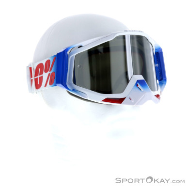 100% Racecraft Anti Fog Mirror Lens Downhillbrille-Blau-One Size