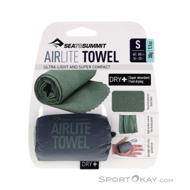 Sea to Summit Airlite Towel Small Handtuch-Grün-S