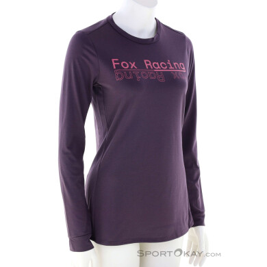 Fox Ranger Drirelease MD L/S Damen Bikeshirt-Lila-M