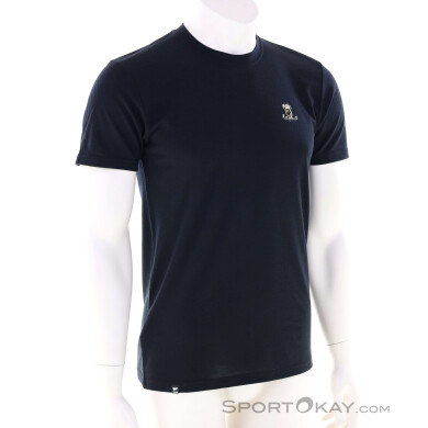 Mons Royale Icon Merino Classic Herren T-Shirt-Schwarz-M