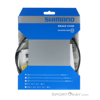 Shimano BH90-SBM XTR 100cm Bremsleitung-Schwarz-One Size