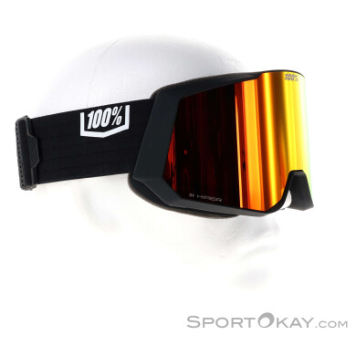 100% Snowcraft XL Hiper Skibrille-Rot-One Size