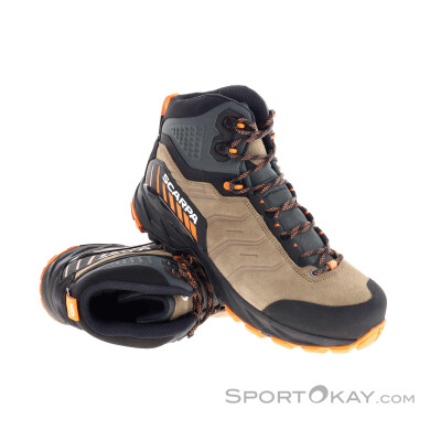 Scarpa Rush Trek GTX Herren Wanderschuhe Gore-Tex-Braun-45,5