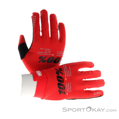 100% iTrack Bikehandschuhe-Rot-M