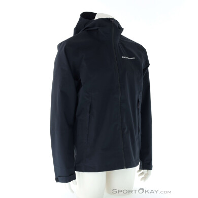 Peak Performance Trail Hipe Shell Herren Outdoorjacke-Schwarz-XL