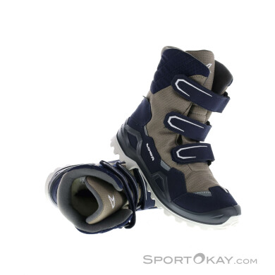 Lowa Milo Evo GTX HI JR Kinder Winterschuhe Gore-Tex-Blau-34
