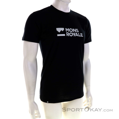 Mons Royale Icon Herren T-Shirt-Schwarz-L