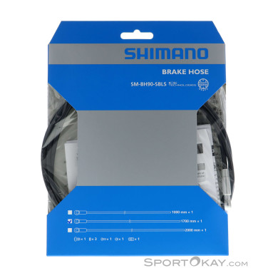 Shimano BH90-SBLS XT 170cm Bremsleitung-Schwarz-One Size