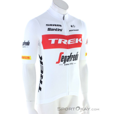 Trek Santini Team Race Replica Herren Bikeshirt-Weiss-S