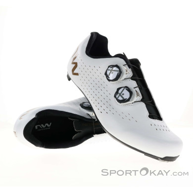 Northwave Revolution 3 Herren Rennradschuhe-Weiss-45