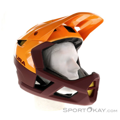 Endura MT500 Fullface Helm-Orange-M-L