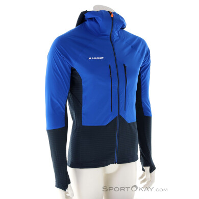 Mammut Eiger Nordwand ML Hybrid Hooded Herren Outdoorjacke-Blau-L