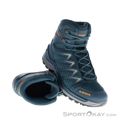 Lowa Innox Pro GTX Mid Damen Wanderschuhe Gore-Tex-Blau-7,5