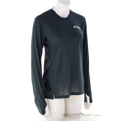 adidas Terrex XPR LS TEE Damen Shirt-Anthrazit-S