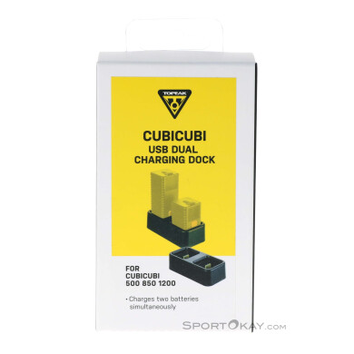 Topeak CubiCubi USB Charging Dock Zubehör-Schwarz-One Size