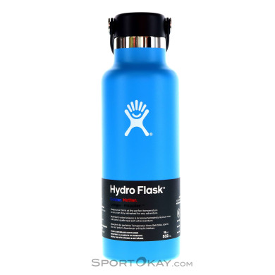 Hydro Flask 18oz Standard Mouth 0,532l Thermosflasche-Türkis-One Size