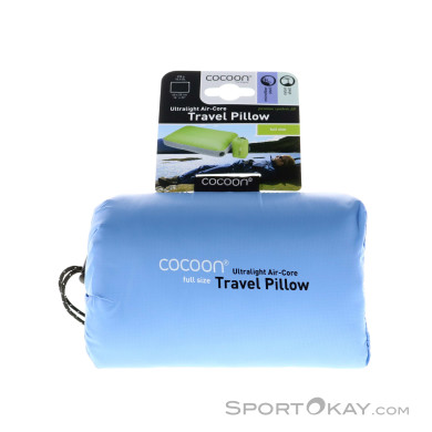 Cocoon Air-Core Pillow Ultralight 40x55cm Reisekissen-Hell-Blau-One Size