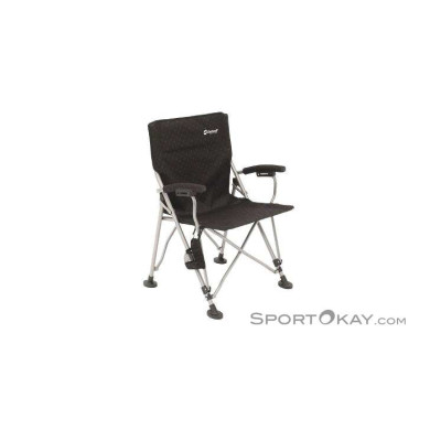 Outwell Folding Furniture Campo Campingstuhl-Schwarz-One Size