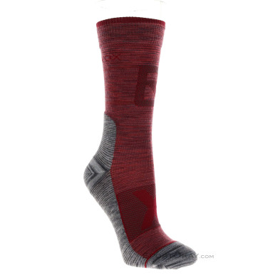 Ortovox Alpinist Pro Compr Mid Socks Damen Socken-Rot-42-44