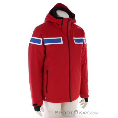 CMP Jacket Zip Hood Herren Skijacke-Rot-50