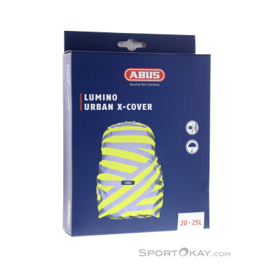 Abus Lumino X-Urban 20-25l Regenhülle-Gelb-One Size