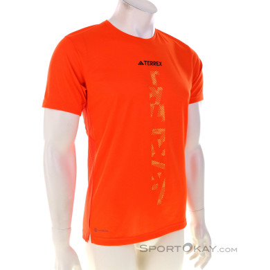 adidas Terrex AGR Herren T-Shirt-Orange-XL