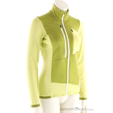 Ortovox Fleece Grid Damen Fleecejacke-Grün-S