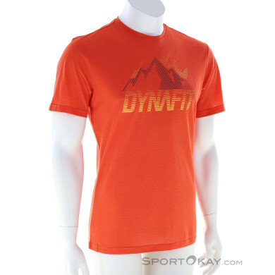 Dynafit Transalper Graphic Herren T-Shirt-Orange-M